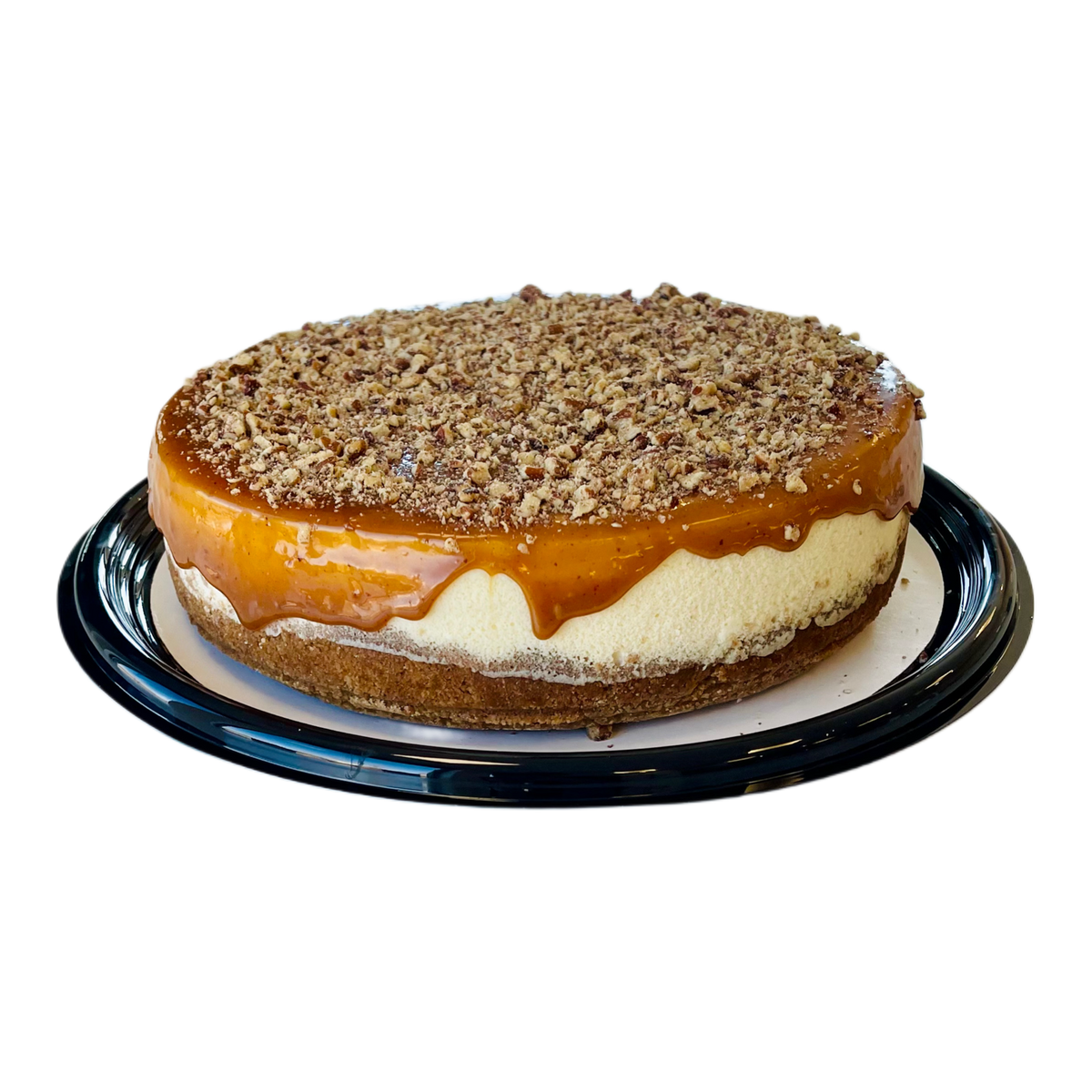Bourbon Caramel Pecan Cheesecake