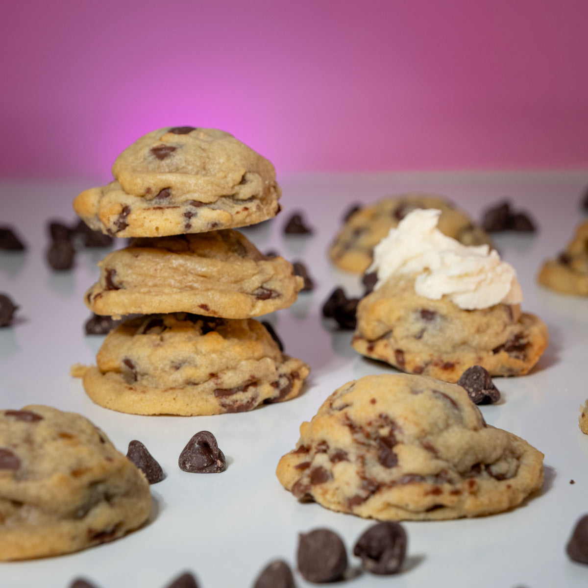 Chocolate Chip + Buttercream Cookie Dippers