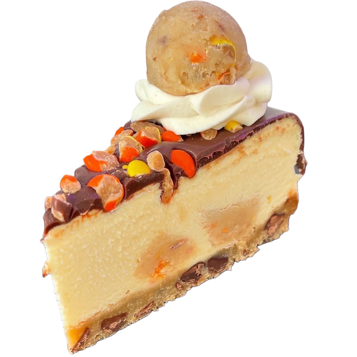 Peanut Butter Cookie Dough Cheesecake - Single Slice