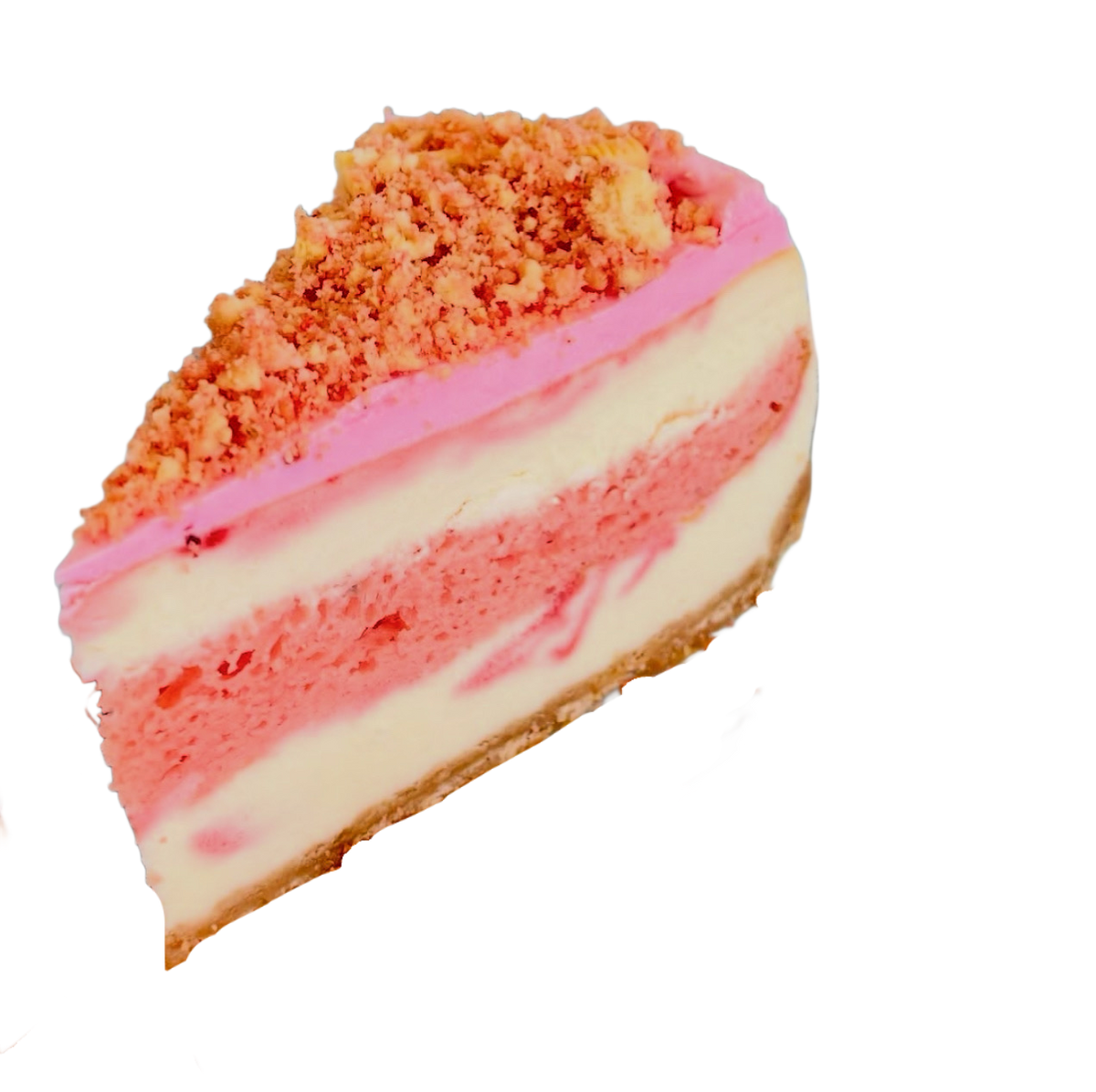 Strawberry Crunch Cheesecake - Single Slice